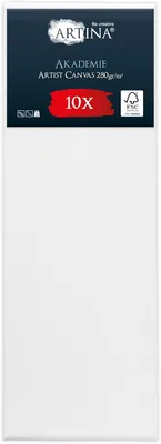 Produktbild von Artina Keilrahmen Leinwand Akademie, 50x150cm, 10er Set