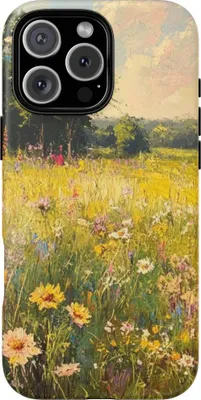Produktbild von Sonnenbeschienene Wildblumenwiese – Hülle Kompatibel mit iPhone 16 Pro Max
