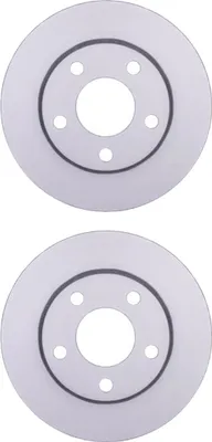 Produktbild von 2 Bremsscheiben außenbelüftet Ø 68 mm 22 mm HELLA passend für u.a. AUDI A4