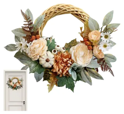 Produktbild von Dekorationsring für Erntedank, Türschmuck mit Ahornring, 40 cm