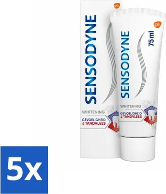 Produktbild von Sensodyne - Zahnpasta - Empfindlichkeit & Zahnfleisch - Aufhellung - Empfindliche Zähne - 75 ml - Vorteilspack - 5 Stücke
