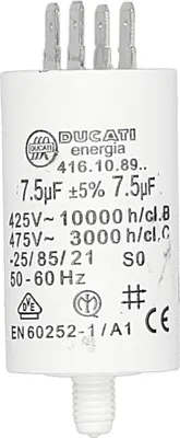 Produktbild von easyPART passend für 92215292 CANDY/ HOOVER Kondensator 7,5µF Candy für Waschmaschine