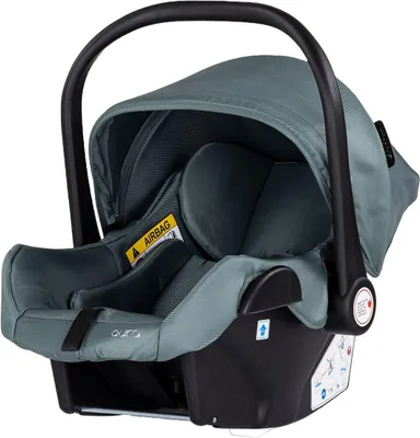 Image de Chipolino Siège bébé i-Size Aura (40-85cm) groupe 0+, poignée réglable, ceinture turquoise