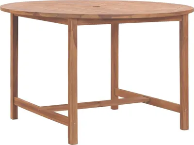 Produktbild von Garten-Esstisch Ø110x75 cm Massivholz Teak