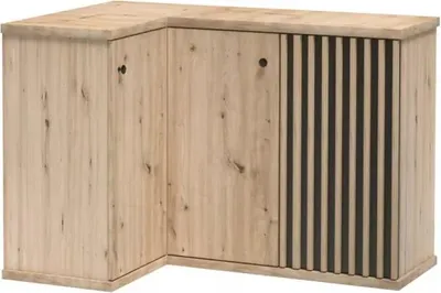 Produktbild von TKmoebel Eckkommode Eckschrank CALI C-12 Wohnzimmer Schlafzimmer Flur Breite 82/122,6 cm