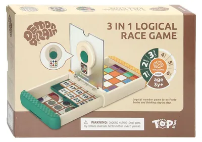 Obrázek produktu pro Topbright Trénink mozku 3 v 1 – sada logických her a puzzlů pro děti