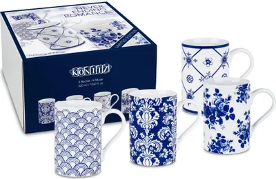 Immagine prodotto di Könitz Never ending Romance Geschenkset, 4 Becher, Tassen, Kaffeetassen, 300 ml, 11 5 003 1837