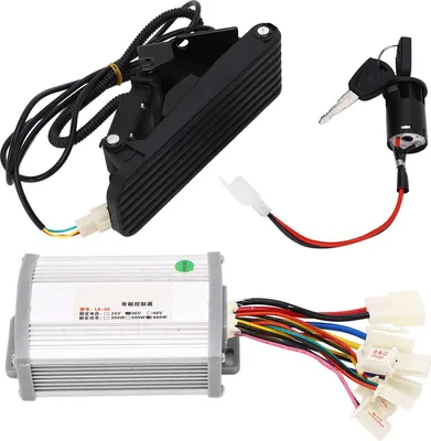 Produktbild von 36V 800W Bürstengeschwindigkeitsmotor-Controller-Umrüstsatz mit Gaspedal für Elektrofahrrad, Motorrad, Dreirad