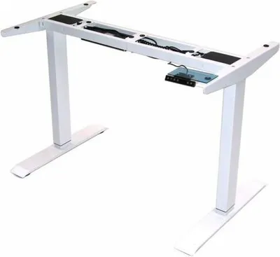 Produktbild von elektrisches Tischgestell höhenverstellbar Schreibtisch 57001 Arbeitstisch Tisch weiß