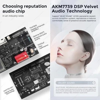 Imagen del producto de Reproductor multimedia para automóvil - Pantalla QLED de 10 pulgadas - Procesador de 8 núcleos - 8 GB de RAM - GPS