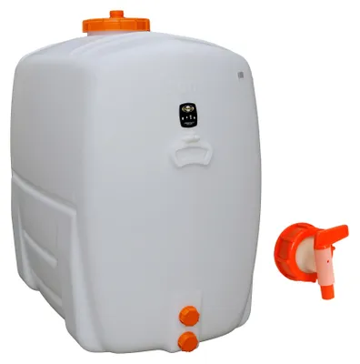 Produktbild von Speidel Getränkefass Oval 500 Liter mit Auslaufhahn NW15