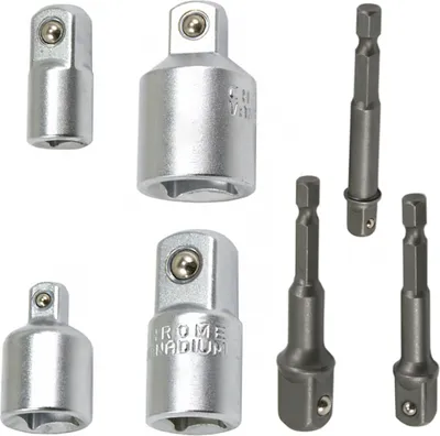 Produktbild von Adaptersatz Übergangsteil Reduzierstück / Akkuschrauben Bohrmaschinen 1/4"-1/2"