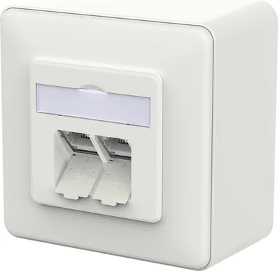 Zdjęcie produktu dla METZ CONNECT 130D380027-I, RJ-45, Biały, 1 szt.