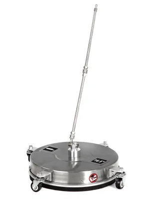 Produktbild von DeTec.Flächenreiniger 16.5" Zoll | 42cm für Hochdruckreiniger | Tellerwäscher Hochdruckreiniger-Zubehör | Profi Oberflächenreiniger für große Flächen