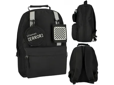 Obrázek produktu pro Error Černý batoh pro mládež 42x30x14 STARPAK