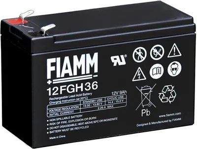 Zdjęcie produktu dla FIAMM Fiamm olověná baterie 12 FGH 36 12V/9Ah