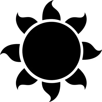 Produktbild von Kreidetafel-Aufkleber – abwischbare, selbstklebende Wandaufkleber – Sonnendesign – 70 x 70 cm