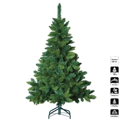 Obrázok produktu pre Zelený vianočný stromček, 180 cm