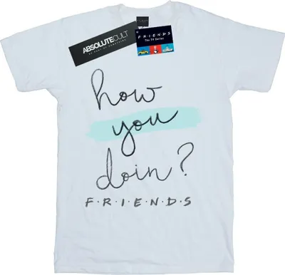 Produktbild von Friends - "How You Doin?" T-Shirt für Damen BI23461 (M) (Weiß)