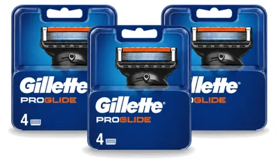 Productafbeelding van 3 x Gillette Fusion5 ProGlide vervangende mesjes - voordeelverpakking - 3 stuks