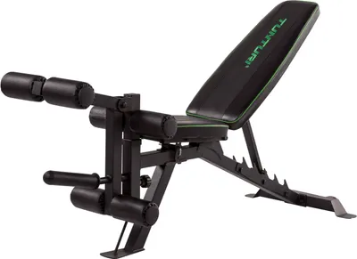 Produktbild von Tunturi UB60 Verstellbare Hantelbank / Trainingsbank / Schrägbank / Utility Bench mit beincurler