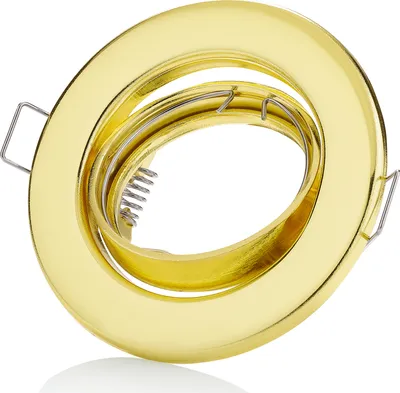 Produktbild von Sweet LED Einbaustrahler goldfarbig deckenspot GU10 schwenkbar 230V
