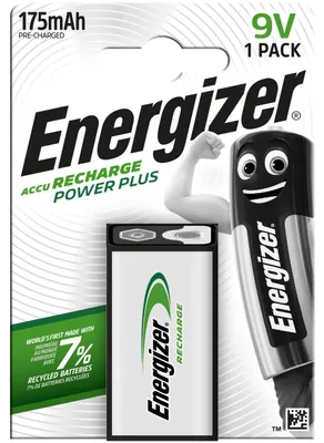 Immagine prodotto di Energizer Recharge Power Plus - Batterie ricaricabili da 9V (1 pezzo)