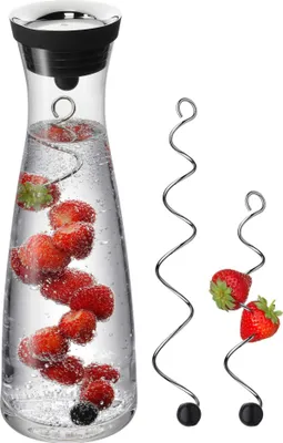 Produktbild von WMF Basic Wasserkaraffe mit 2 Fruchtspießen 121955