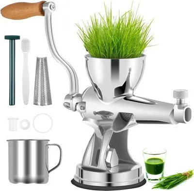 Produktbild von Entsafter – Fruchtpresse – Entsafter – Weizengraspresse – Manuell – Einfüllöffnung 8,6 cm