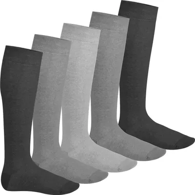 Produktbild von Footstar EVERYDAY! 5 PAAR Damen & Herren Kniestrümpfe - Classic Grey 47-50