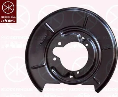 Produktbild von KLOKKERHOLM Spritzblech Bremsscheibe für BMW 3 Limousine (E30) Hinten Rechts 0054878 Ankerblech