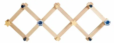 Immagine prodotto di HOWHOMELY | Appendiabiti - Appendiabiti da parete - beige - 35 x 10 cm - Ganci da parete - 10 ganci - per la cameretta dei bambini