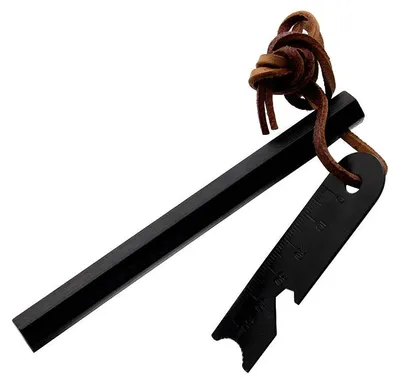 Produktbild von Hexagonaler Feuerstahl Firesteel 12,7cm Schaber – Bushcraft Camping Survival Outdoor