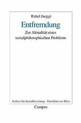 Produktbild von Jaeggi. Entfremdung