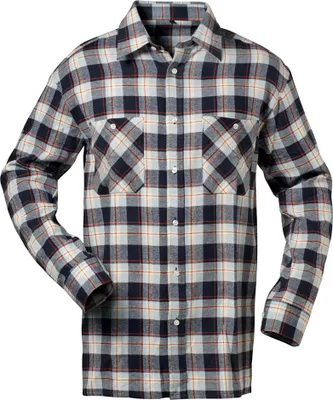 Produktbild von OHIO Flanell-Hemd, Marine/Hellblau/Rot kariert Größe L (41/42)