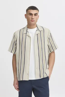Produktbild von !SOLID SDISAI Herren Kurzarmhemd Hemd Herrenhemd 100% Baumwolle relaxed fit