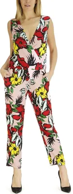 Zdjęcie produktu dla Liu Jo damski elegancki kombinezon bez rękawów z kwiatowym wzorem S