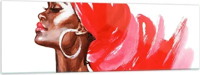 Produktbild von Bilder auf glas - frau modern - 160x50cm - Glasbilder - Wandbilder - Bilder - Kunstdruck - zum Aufhängen bereit - Wanddekoration aus Glas - Glas Bilder - Wandbild auf Glas - Einteilig - GAB160x50-3497