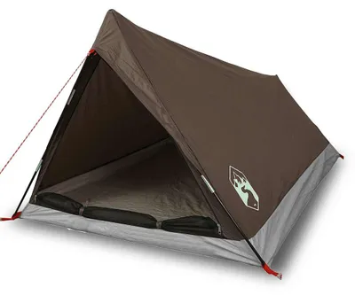 Produktbild von vidaXL Campingzelt 2 Personen Braun Wasserdicht