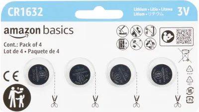 Produktbild von A. Basics CR1632 Lithium-Knopfzellenbatterie, langanhaltende Leistung, frei von