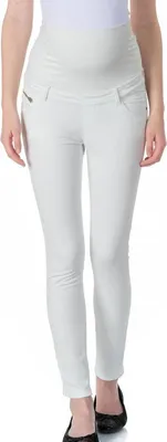 Produktbild von Bellybutton Umstandshose Weiß mit Weichem Bund