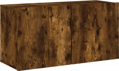 Produktbild von vidaXL TV-Wandschrank Räuchereiche 80x30x41 cm