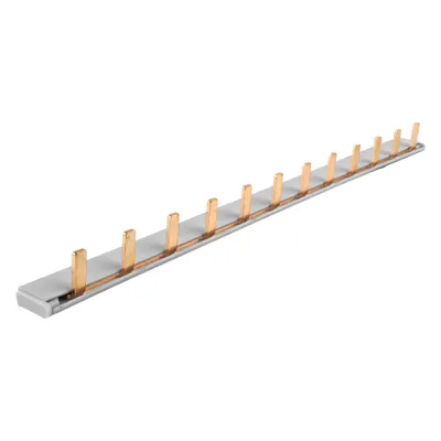 Produktbild von 1P Phasenschiene Stift 12-polig 10mm? PS/S Schiene Sammelschiene 63A DV