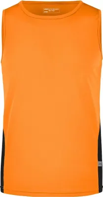 Produktbild von Men's Running Tank Funktionelles Lauftop orange/black, Gr. XL