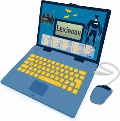 Zdjęcie produktu dla Interaktywny Laptop Edukacyjny Batman, 124 Aktywności, Francuski/Angielski, 5-8 Lat, Lexibook