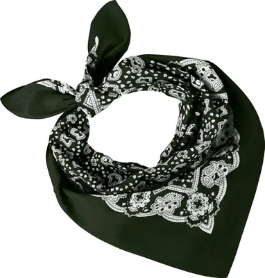Tobeni 548 Bandana Nickituch in 100 Baumwolle für Damen und Herren Paisley Grün