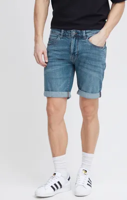 Produktbild von Indicode IDQuentin Herren Jeans Shorts kurze Denim Hose im Stretch Eingriffstaschen Destroyed-Optik Baumwollmischung Regular fit