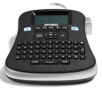 Produktbild von DYMO LabelManager 210D Beschriftungsgerät | Etikettiergerät mit QWERTZ-Tastatur | für Etiketten in 6, 9, und 12mm Breite