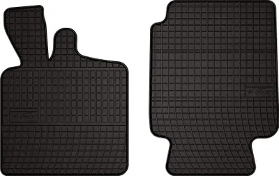 Immagine prodotto di Tappetini auto in gomma adatto per Smart ForTwo I (1998-2007, hatchback) neri, set 2 pz, con fissaggi