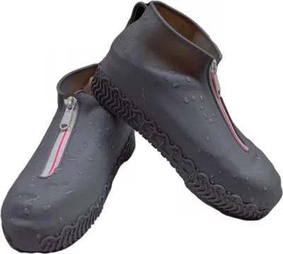 Produktbild von Schuhüberzieher wasserdichte Silikon- Überschuhe Wiederverwendbare Zusammenklappbare Hochwertiges Silikonmaterial,L
